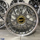 JUEGO DE RINES 17"X8.5" 5-100/112/114.3 TIPO BBS RSII