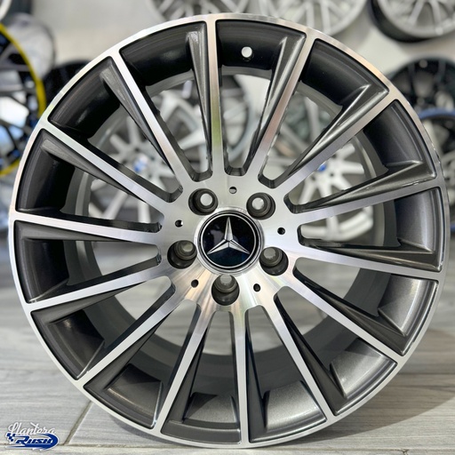 JUEGO DE RINES 18"X8" 5-112 TIPO MERCEDES BENZ CLASE E KT18